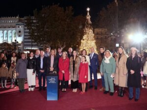 Encendido de la iluminación de Navidad de Valencia